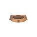 Meir Square Floor Grate Shower Drain 100mm outlet - Lustre Bronze-blue-leaf-bathware