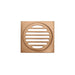 Meir Square Floor Grate Shower Drain 100mm outlet - Lustre Bronze-blue-leaf-bathware