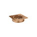 Meir Square Floor Grate Shower Drain 80mm outlet - Lustre Bronze-blue-leaf-bathware