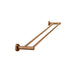 Meir Round Double Towel Rail 600mm - Lustre Bronze-blue-leaf-bathware