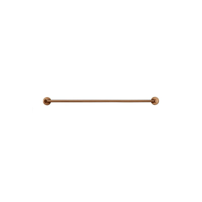 Meir Round Double Towel Rail 600mm - Lustre Bronze-blue-leaf-bathware
