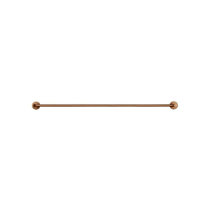 Meir Round Double Towel Rail 900mm - Lustre Bronze-blue-leaf-bathware