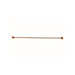 Meir Round Single Towel Rail - Lustre Bronze-blue-leaf-bathware
