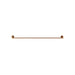 Meir Round Single Towel Rail - Lustre Bronze-blue-leaf-bathware