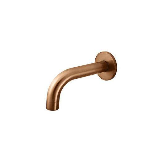 Meir Universal Round Curved Spout 130mm - Lustre Bronze-blue-leaf-bathware