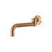 Meir Round Swivel Wall Spout - Lustre Bronze-blue-leaf-bathware