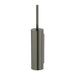 Meir Round Toilet Brush & Holder - Shadow Gunmetal-blue-leaf-bathware