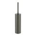 Meir Round Toilet Brush & Holder - Shadow Gunmetal-blue-leaf-bathware