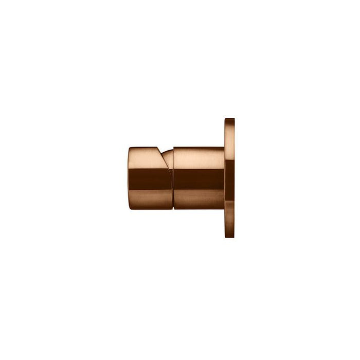 Meir Round Wall Mixer Pinless Handle Trim Kit (In-wall Body Not Included) - Lustre Bronze-blue-leaf-bathware