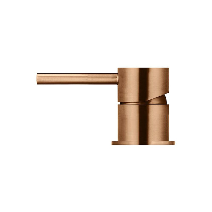 Meir Round Deck Mounted Mixer - Lustre Bronze-blue-leaf-bathware