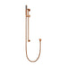 Meir Round Hand Shower on Rail Column - Lustre Bronze-blue-leaf-bathware