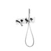 Nero Mecca Wall Mount Bath Mixer With Hand Shower - Chrome-NR221903dCH-blue-leaf-bathware