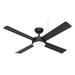 Martec Quantum DC 52″ DC Ceiling Fan With Remote Control + LED light - Matt Black