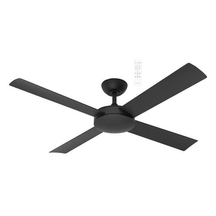 Martec Quantum DC 52″ DC Ceiling Fan With Remote Control - Matt Black