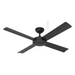 Martec Quantum DC 52″ DC Ceiling Fan With Remote Control - Matt Black