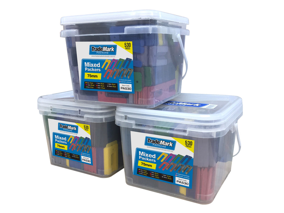 TradeMark Packers Mixed 40 x 75mm - 530PK