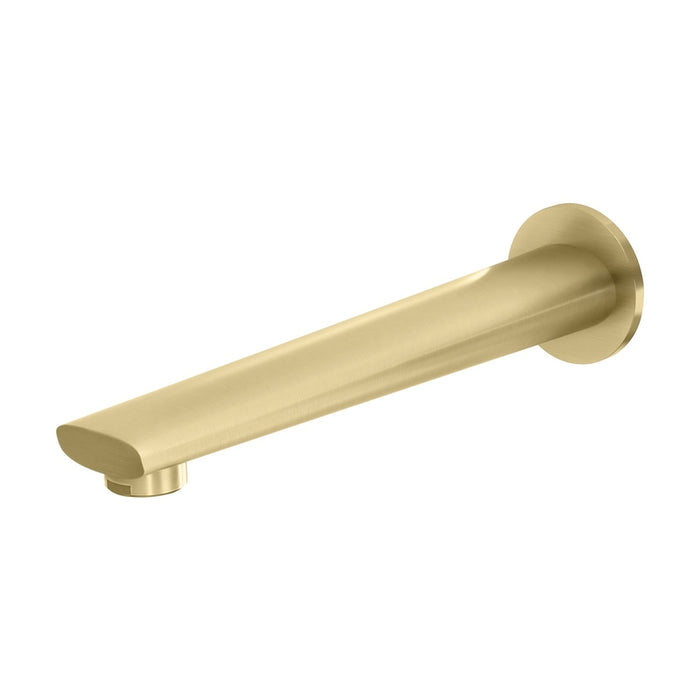 Phoenix Arlo Wall Bath Outlet 200mm - Brushed Gold