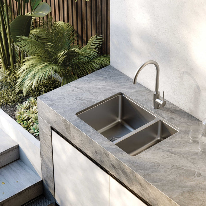 Phoenix 2000 Series 1 and 1/2 Bowl Sink - Stainless Steel