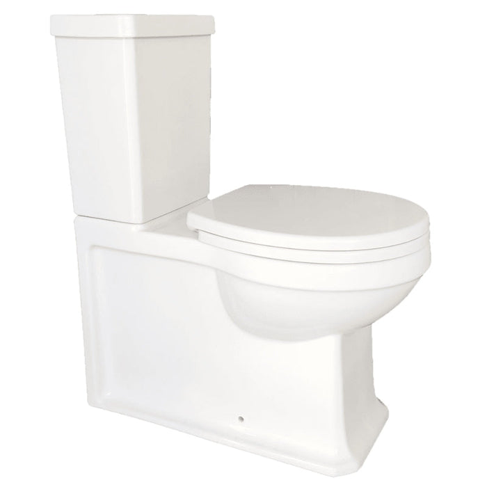 Abey Burlington Traditional Rimless Wall Faced Toilet Suite