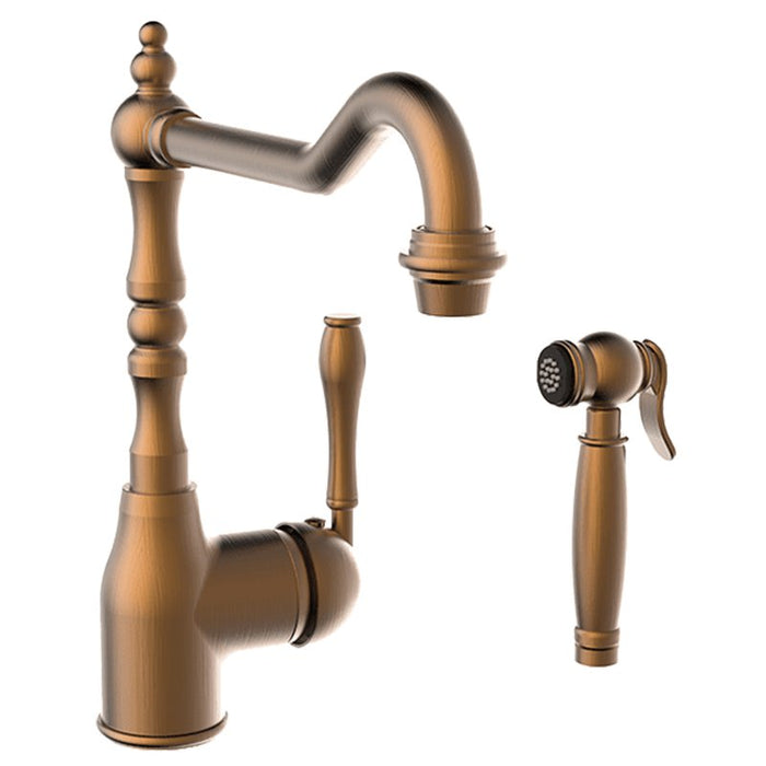 Abey Provincial Kitchen Mixer with Side Spray - Bronze