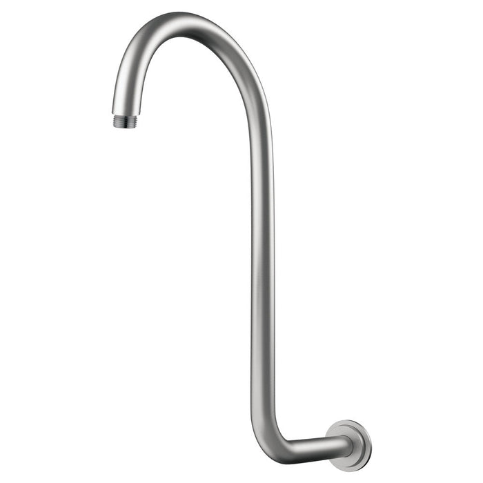 Fienza Classical Fixed Swan-Neck Arm - Brushed Nickel