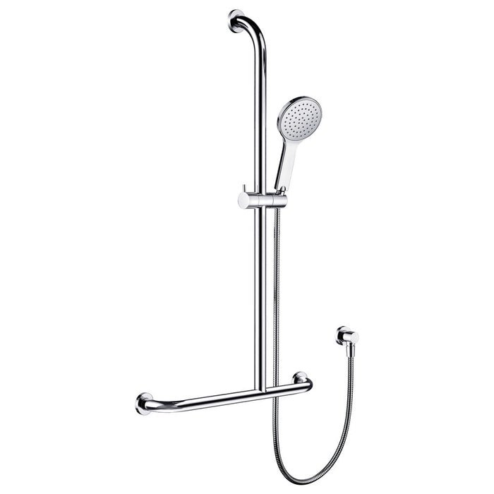 Fienza Luciana Care Inverted T Rail Shower - Right-Hand