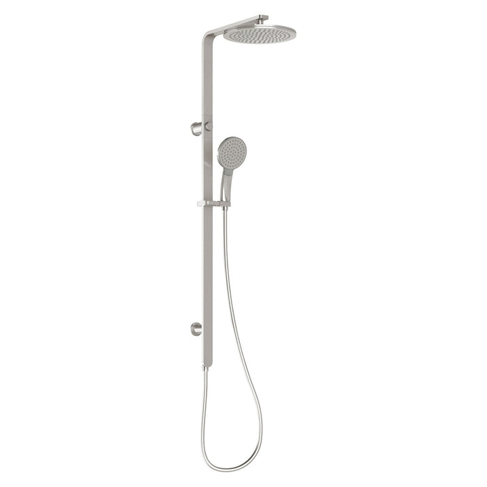 Phoenix NX Quil Twin Shower - Brushed Nickel