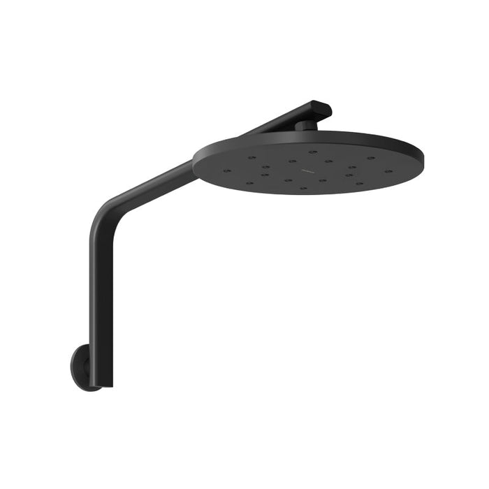 Phoenix Oxley High-Rise Shower Arm and Rose - Matte Black