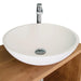 ADP Karma Gloss White Solid Surface Above Counter Basin-TOPTKAR412-G-blue-leaf-bathware