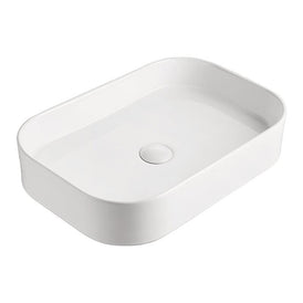 ADP Max Gloss White Ceramic Above Counter Basin-TOPCMAX5537GW-blue-leaf-bathware