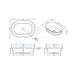 ADP Titan Gloss White Ceramic Above Counter Basin-TOPCTITWH-blue-leaf-bathware