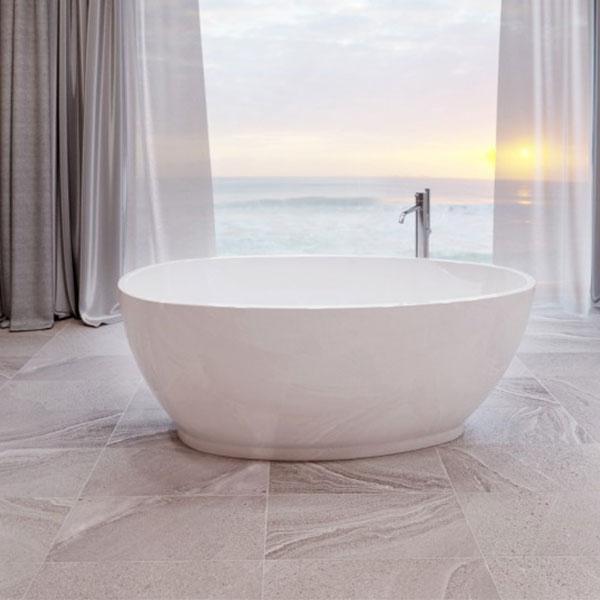 BelBagno Aveo Freestanding Bath 1700mm - White