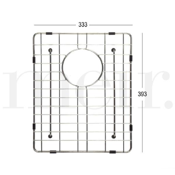 Meir Lavello Single Bowl Protection Sink Grid