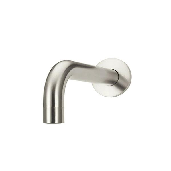 Meir Round Curved Spout 200mm - Brushed Nickel