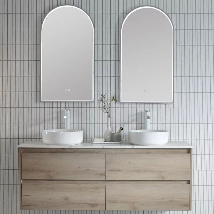 Remer Arch 500mm LED Mirror with Demister