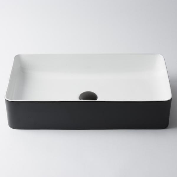 Eight Quarters Bellevue Large Rectangle Gloss White Basin