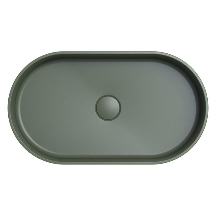 Fienza Minka Pill Solid Surface Above Counter Basin - Forest