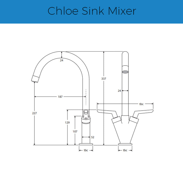 Fienza Chloe Sink Mixer