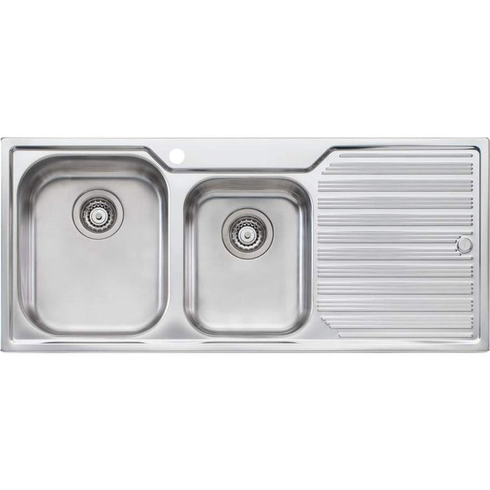 Oliveri Diaz 1 & 3/4 Bowl Sink With Right Hand Drainer