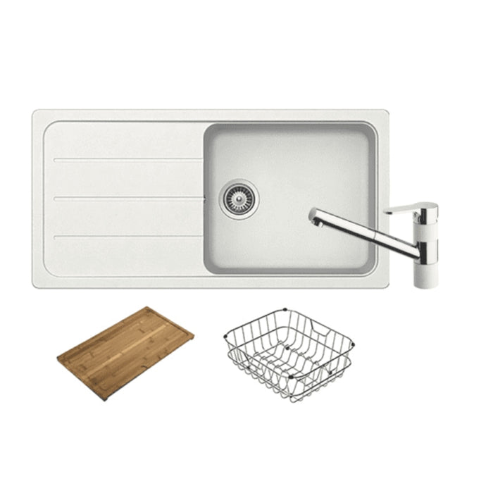 Abey Formhaus FD100 Sink Package with Pull Out Mixer - Alpina