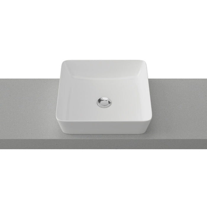 Timberline Florent Above Counter Basin - White Gloss