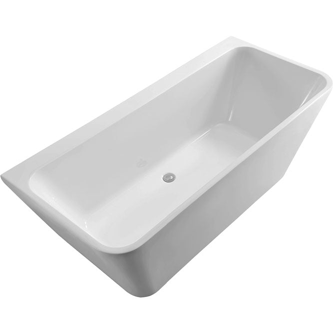 Fienza Delta 1500mm Back-To-Wall Acrylic Bath