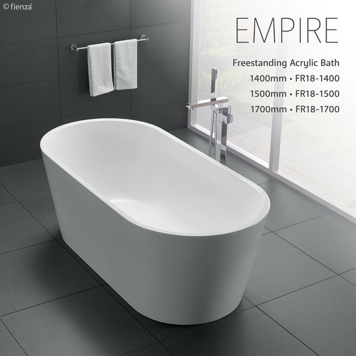 Fienza Empire Freestanding Acrylic Bath