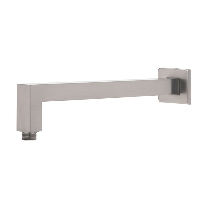 Phoenix Lexi Shower Arm 400mm Square - Brushed Nickel