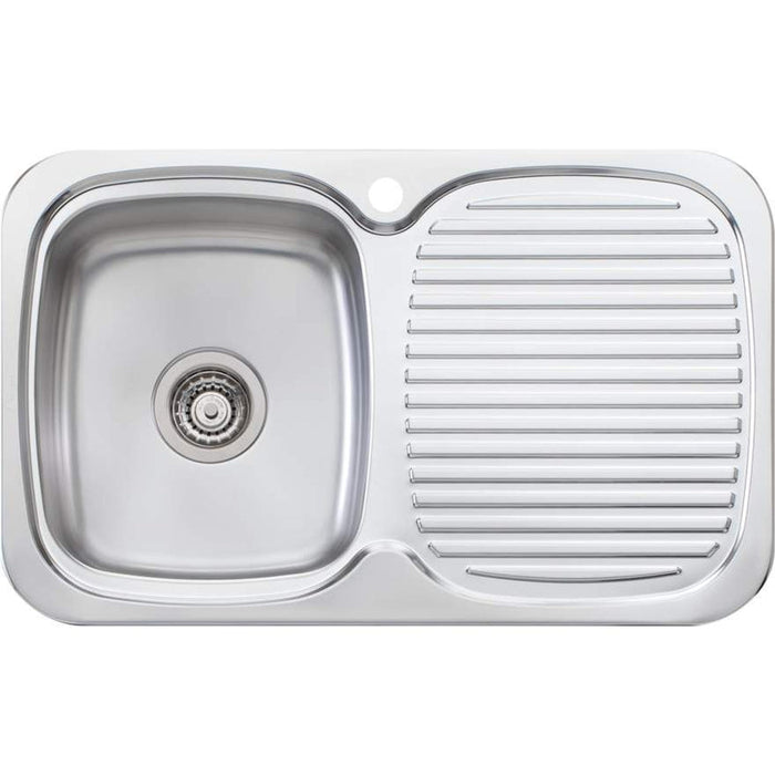 Oliveri Lakeland Single Bowl Sink With Right Hand Drainer