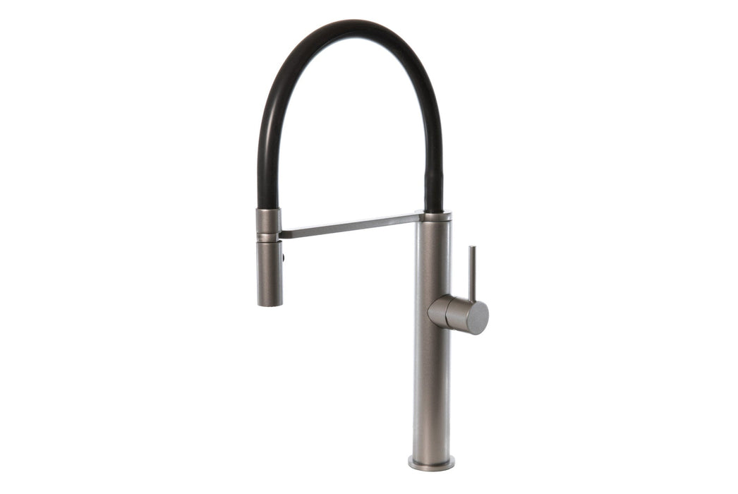 Linsol Luca Pull Out Kitchen Mixer Grey Wolf