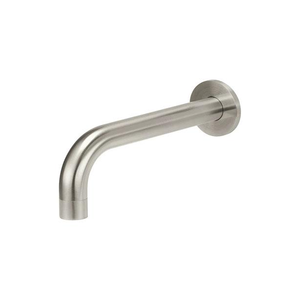 Meir Round Curved Spout 200mm - Brushed Nickel