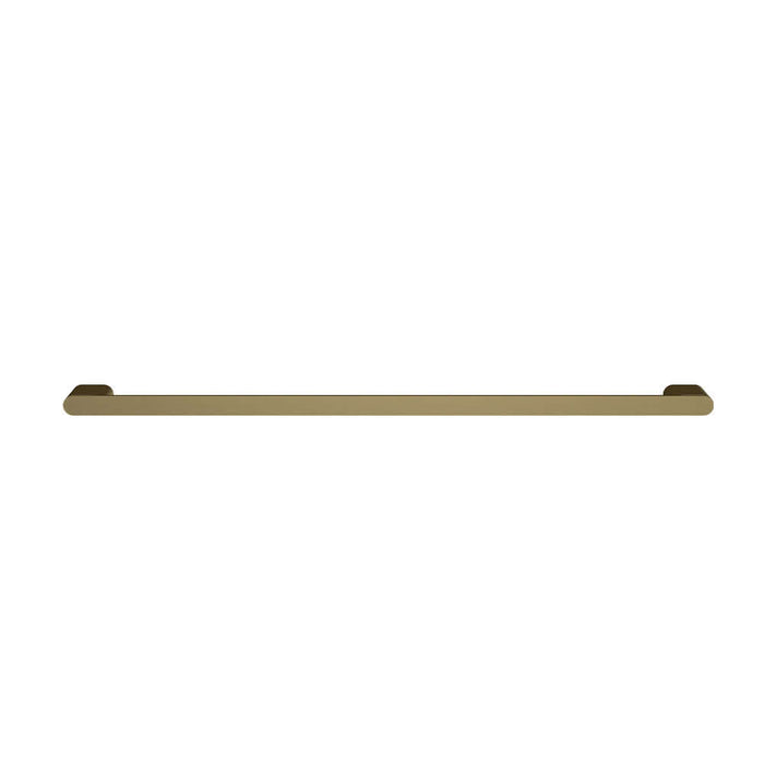 Parisi Ellisse Single Towel Rail 640mm Slimline - Brushed Brass