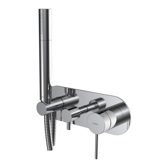 Parisi Envy II Wall Mixer with 2-Way Diverter and Handshower - Chrome