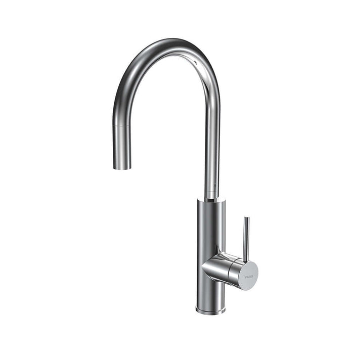 Parisi Envy II Arch Kitchen Mixer with Pull-out Spray - Chrome